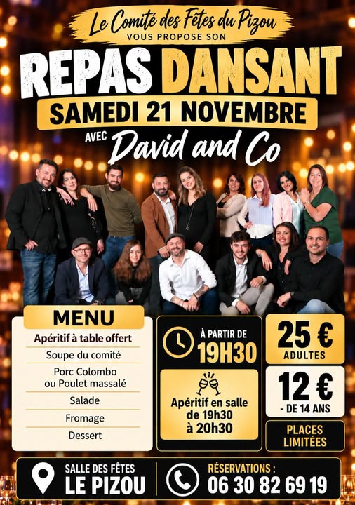 Repas dansant — Le Pizou