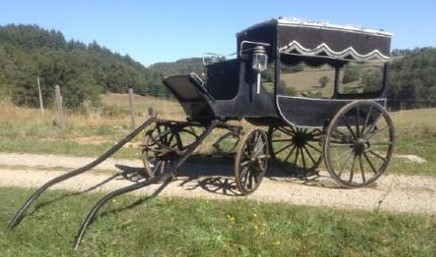 Corbillard hippomobile