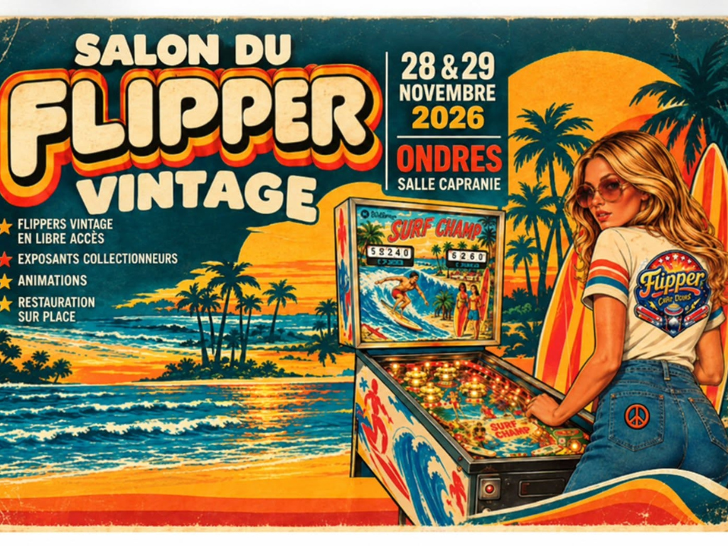 Salon du flipper vintage