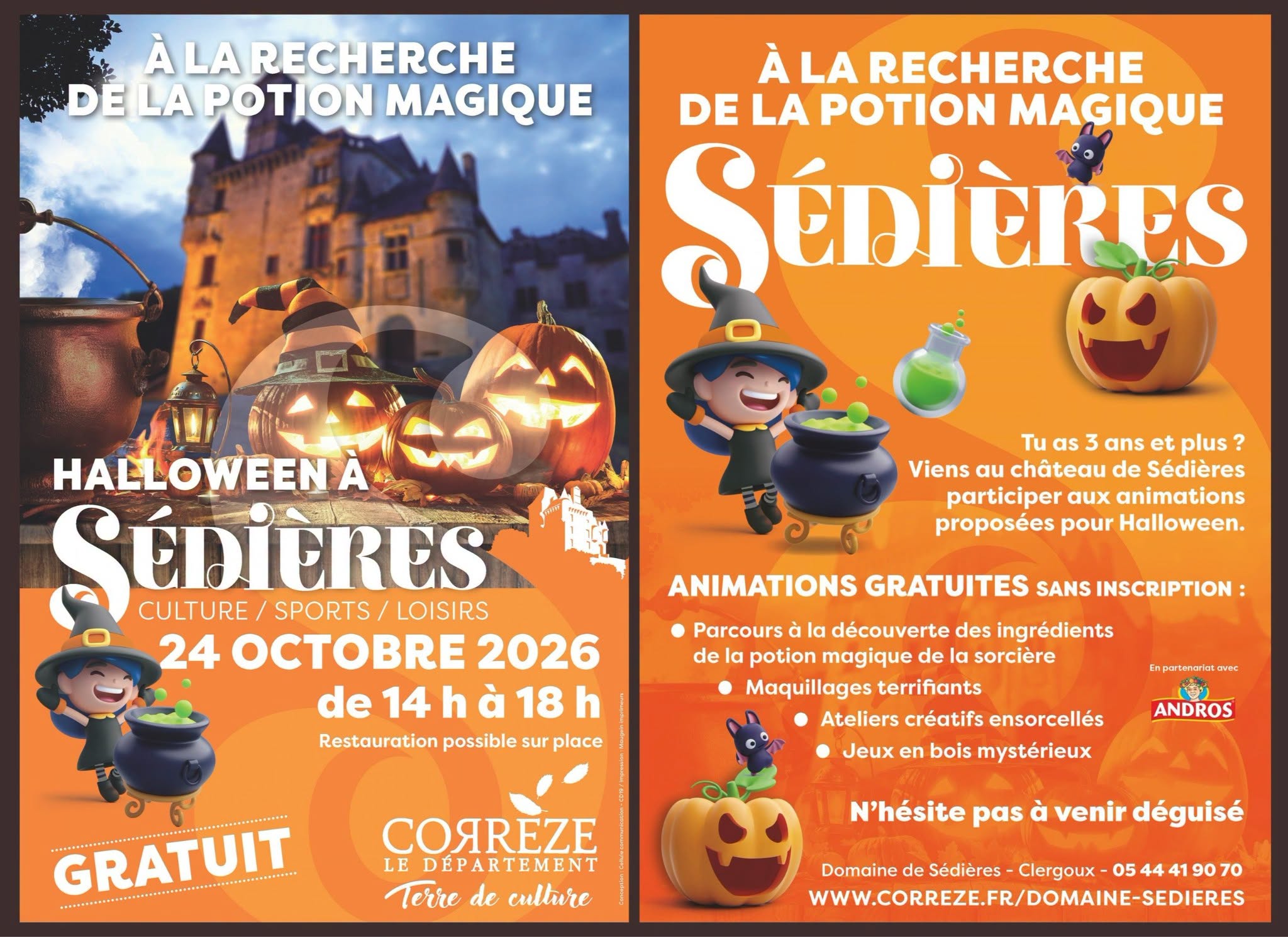 Domaine de Sédières :  Halloween à Sédières