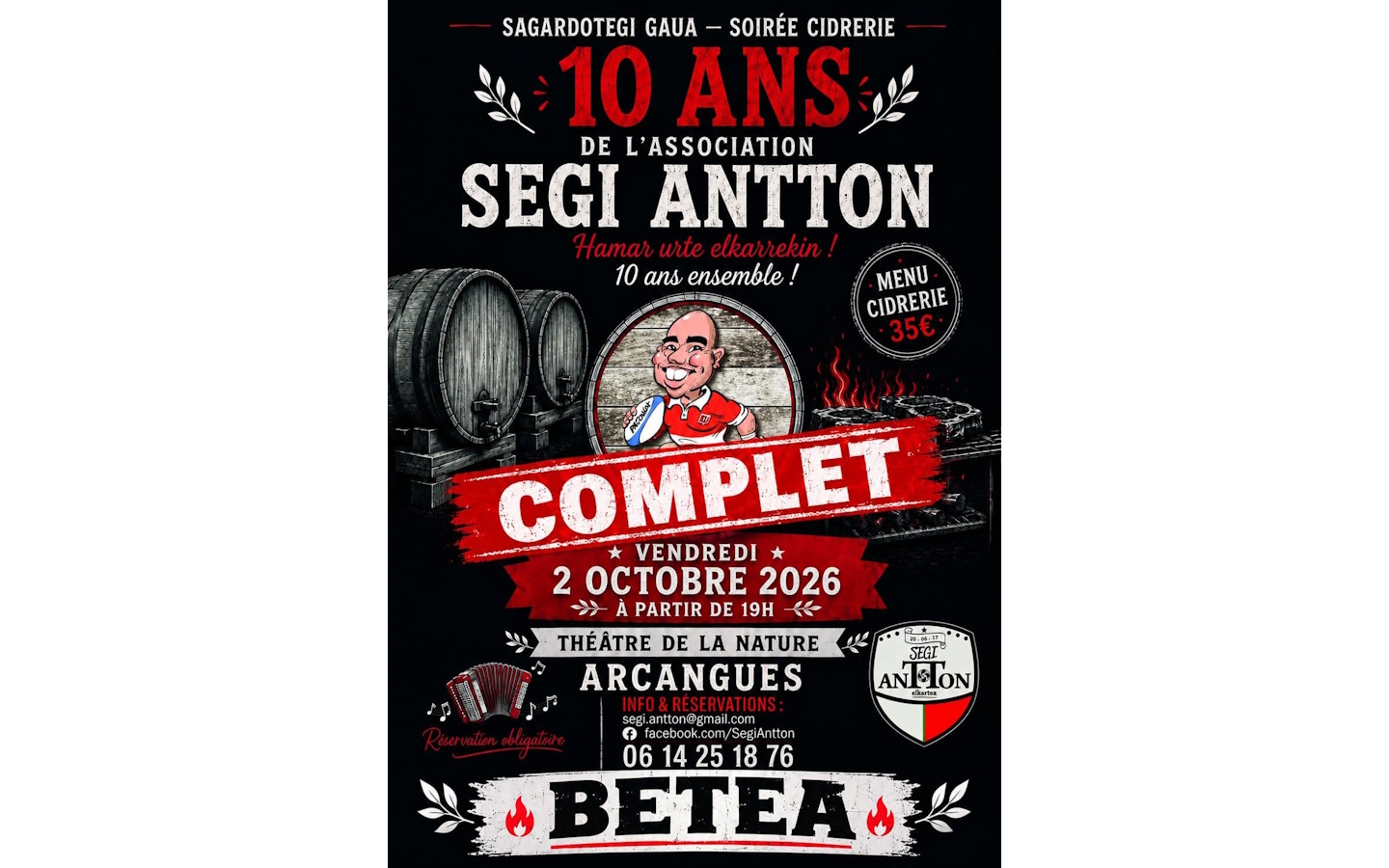 Segi Antton : Repas cidrerie
