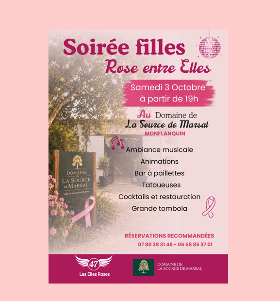 Rose entre Elles - Soirée filles