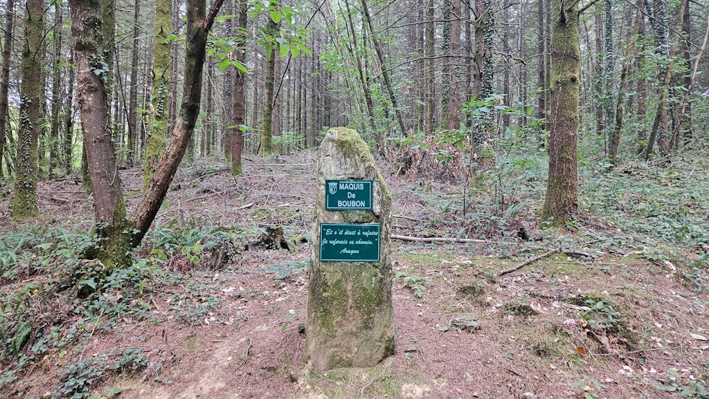 Caches des Maquisards de la forêt de Boubon