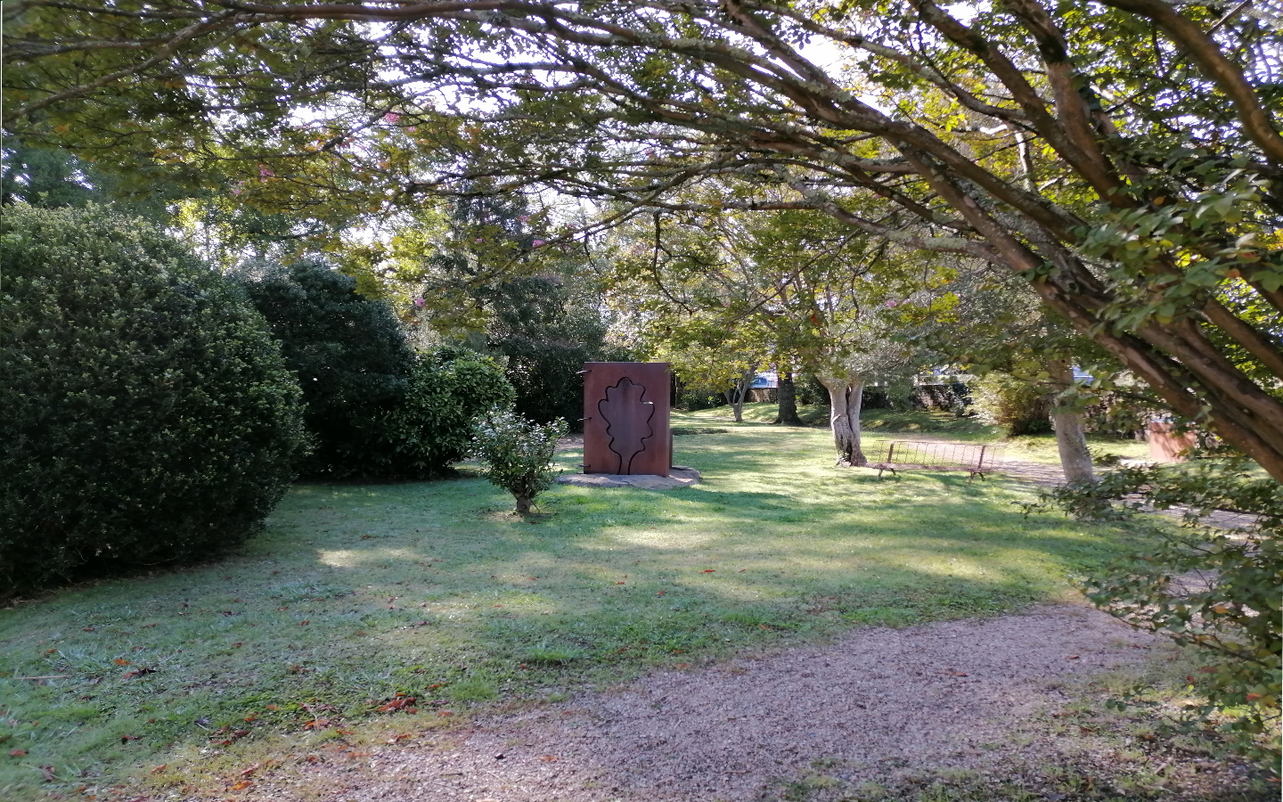 Parc Suharriaga : stèle commémorative des guerres napoléoniennes