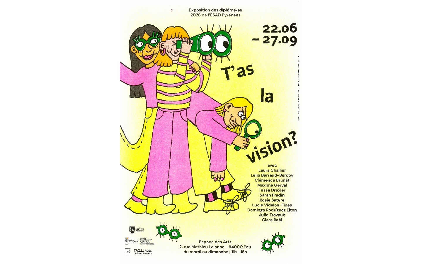 T’as la vision ? — Exposition de diplômés en design graphique multimédia