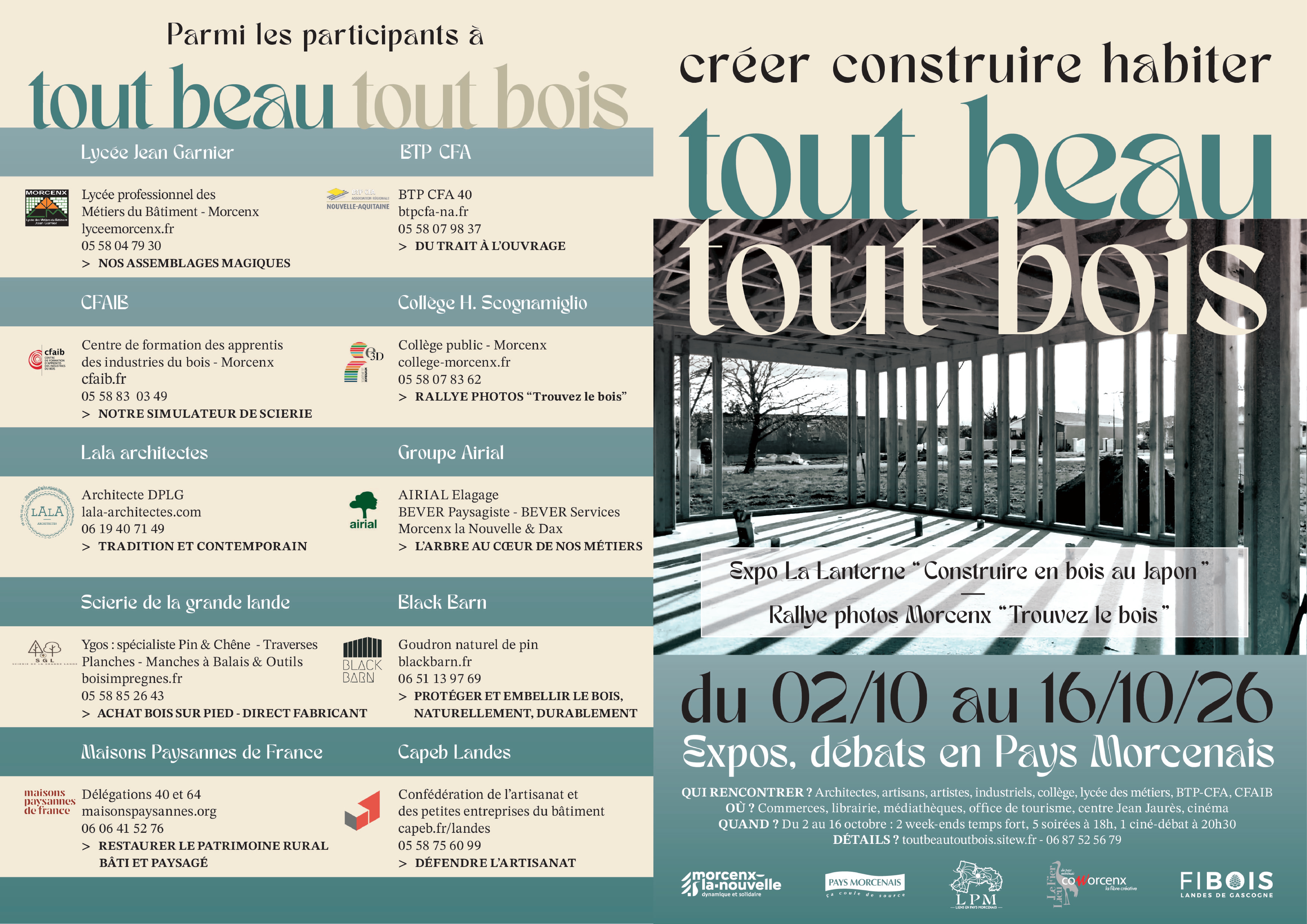 "tout beau tout bois"  en Pays Morcenais