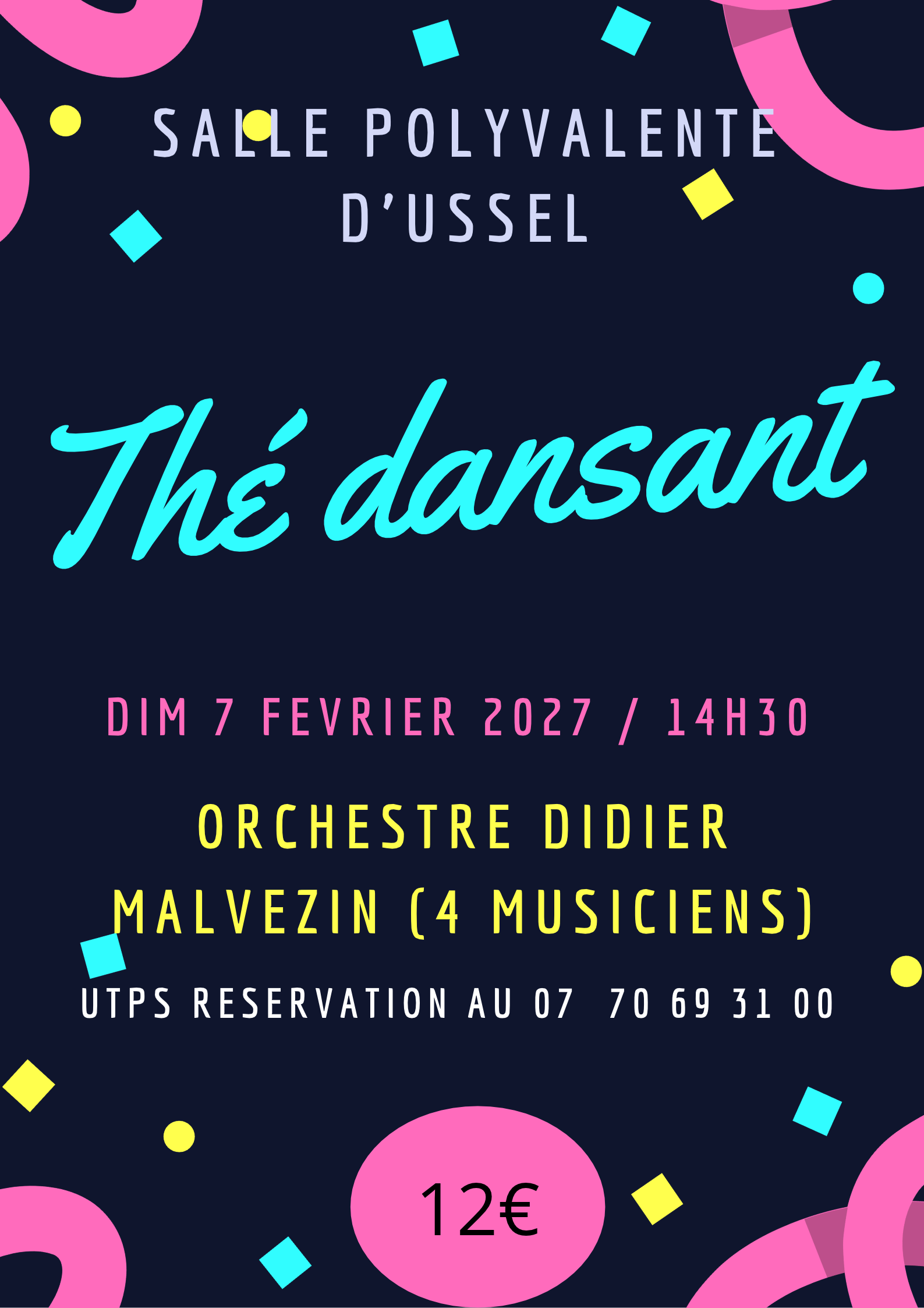 Thé dansant orchestre Didier Malvezin