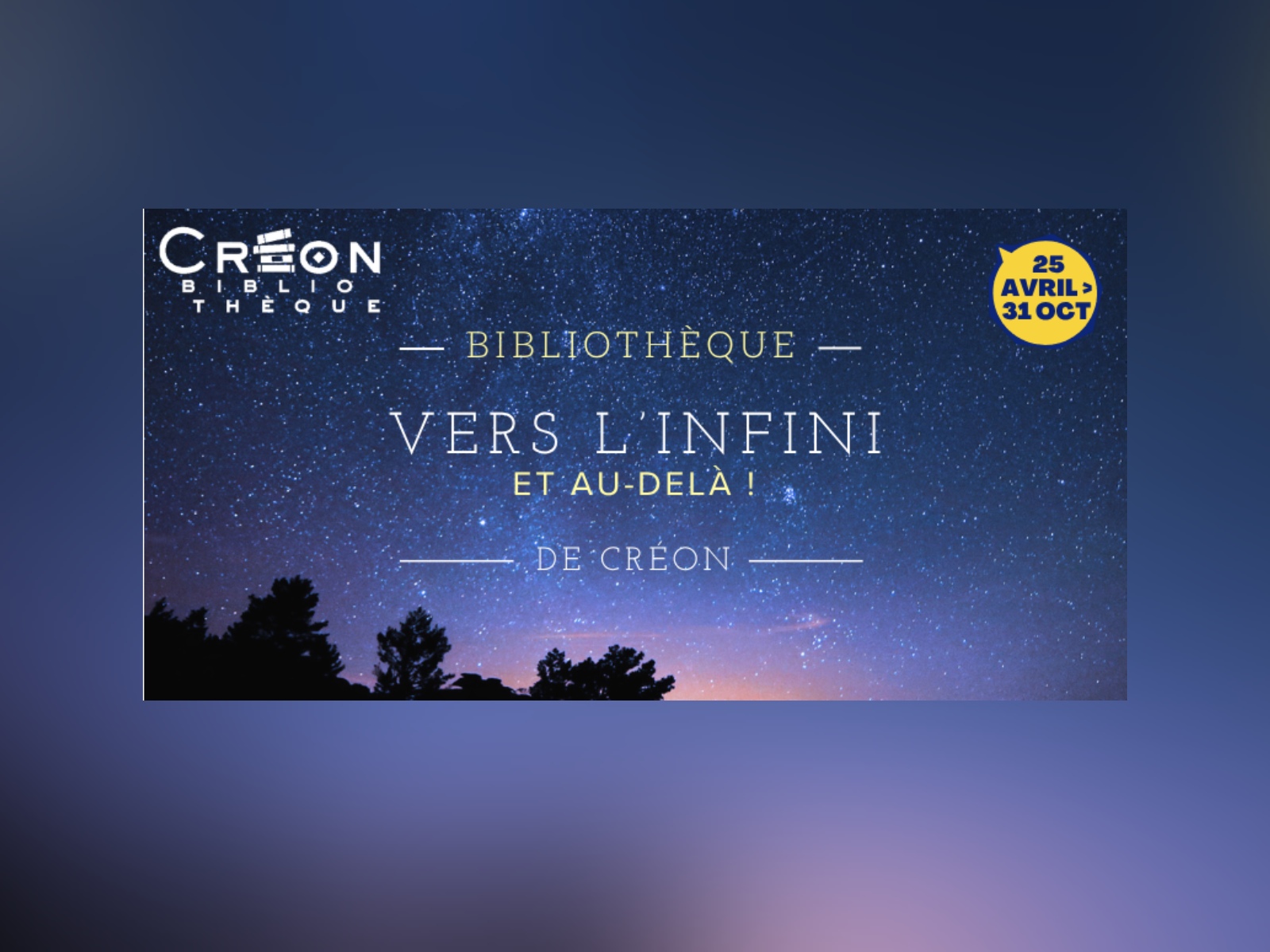 Vers l'infini et au-delà
