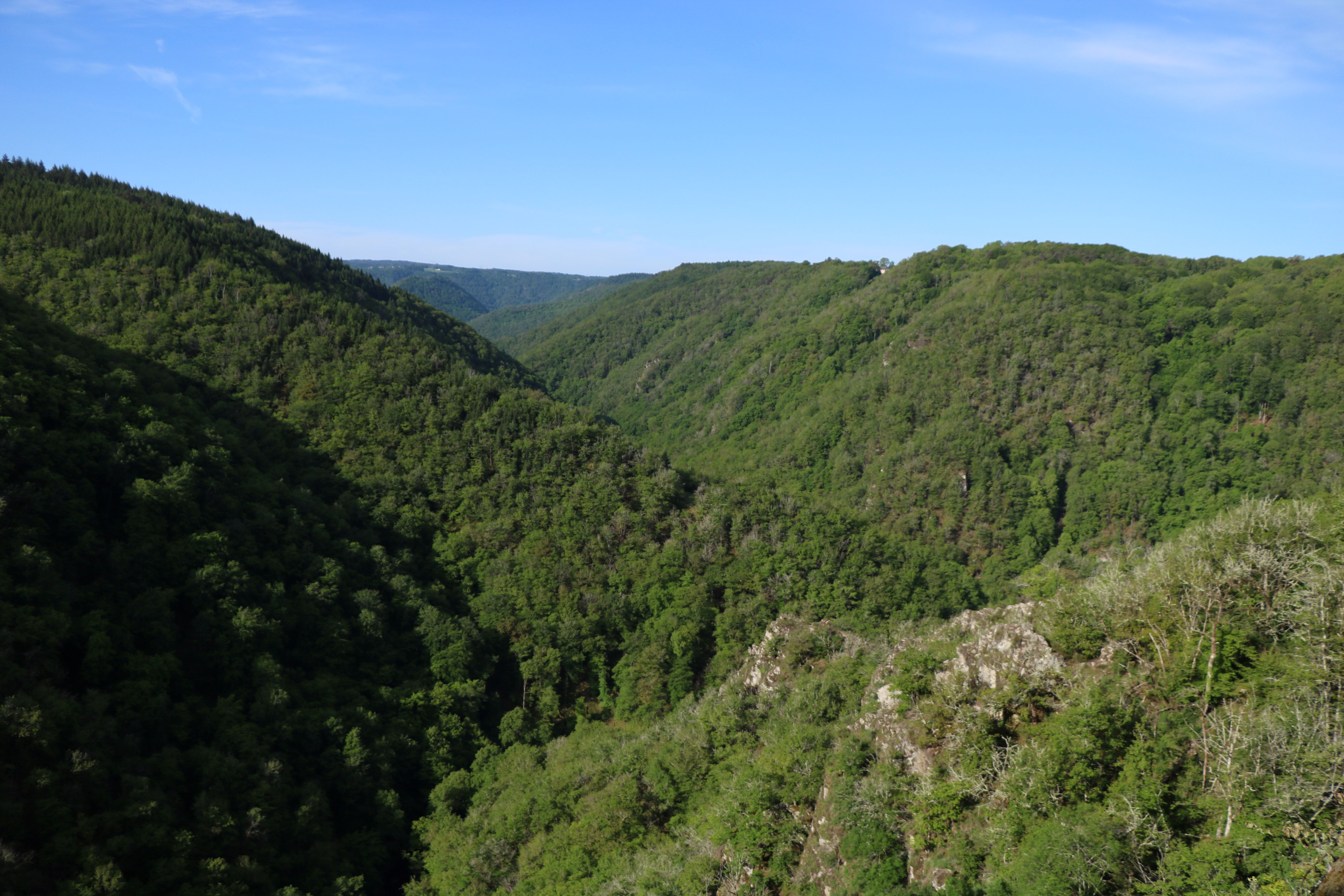 Les gorges de la Luzège