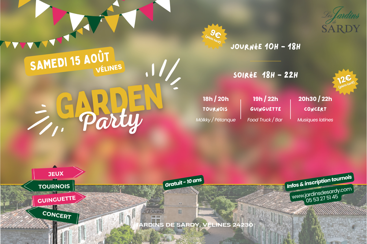 Jardins de Sardy | Garden Party