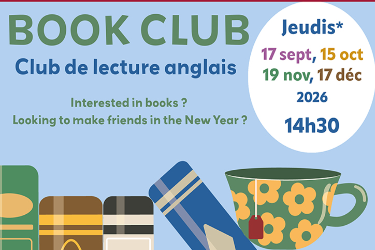 BOOK CLUB : club de lecture en anglais | Bibliothèque de Creysse