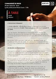 Exposition: A table ! Passé, présent  (Musée Labenche)