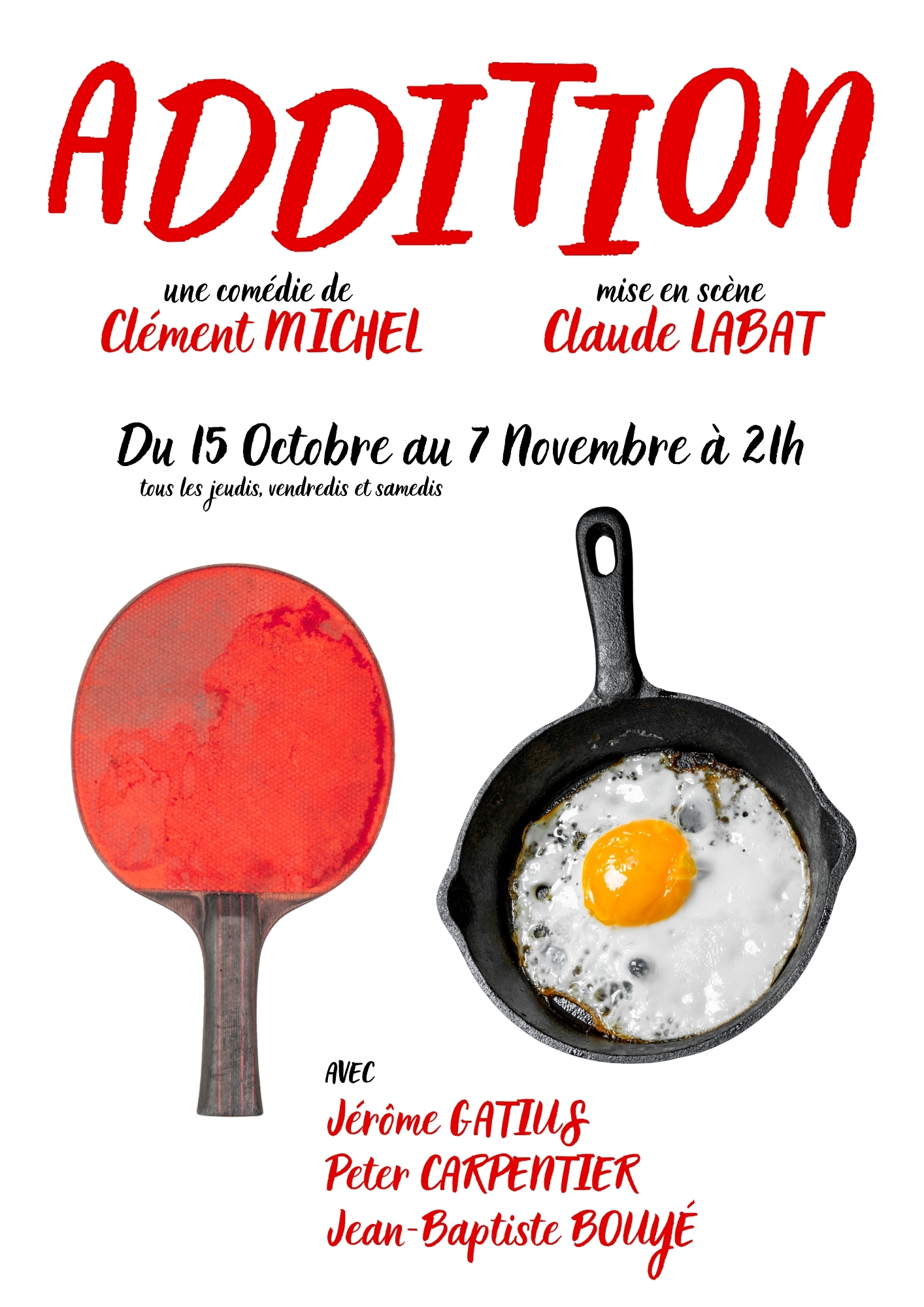 Café Théâtre Le Zèbre "Addition"