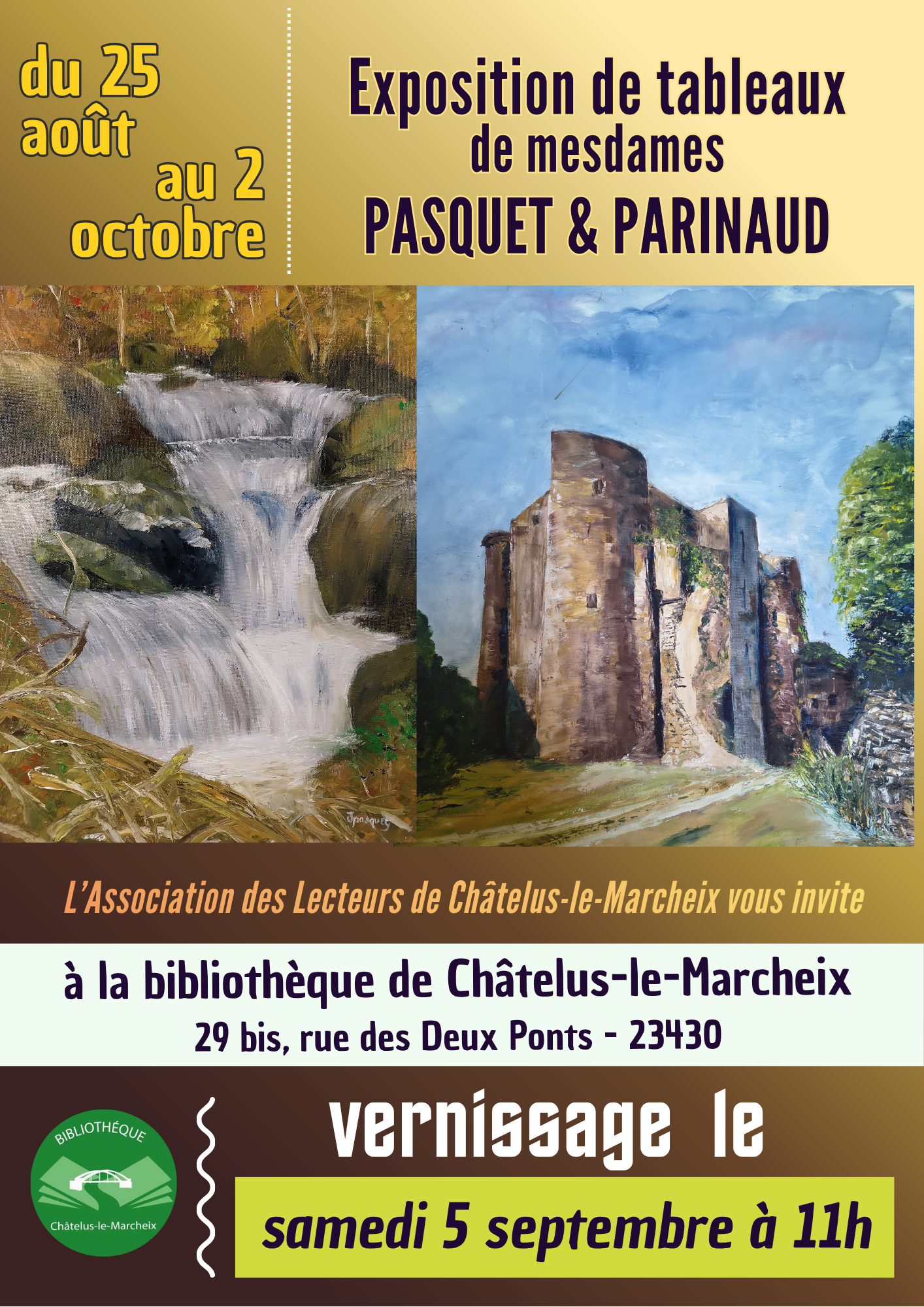 Exposition de Tableaux