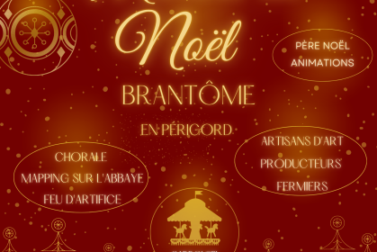 Marché de Noël de Brantôme en périgord