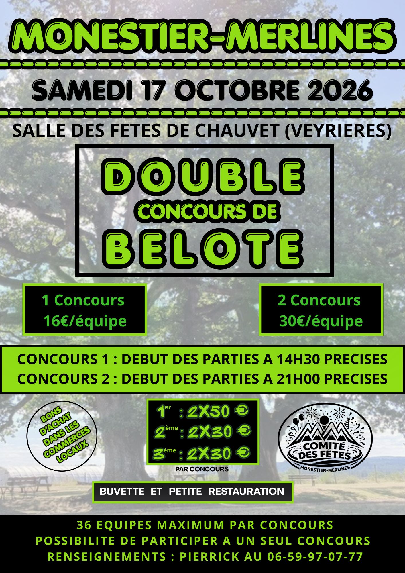 Double concours de belote