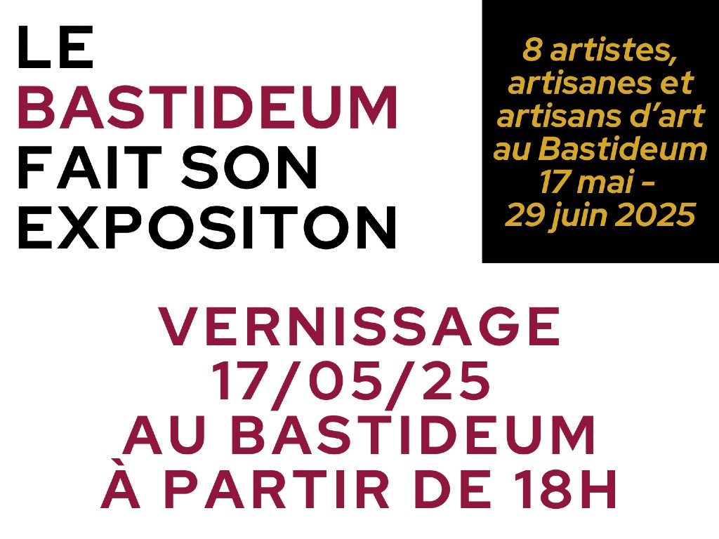 Vernissage au Bastideum