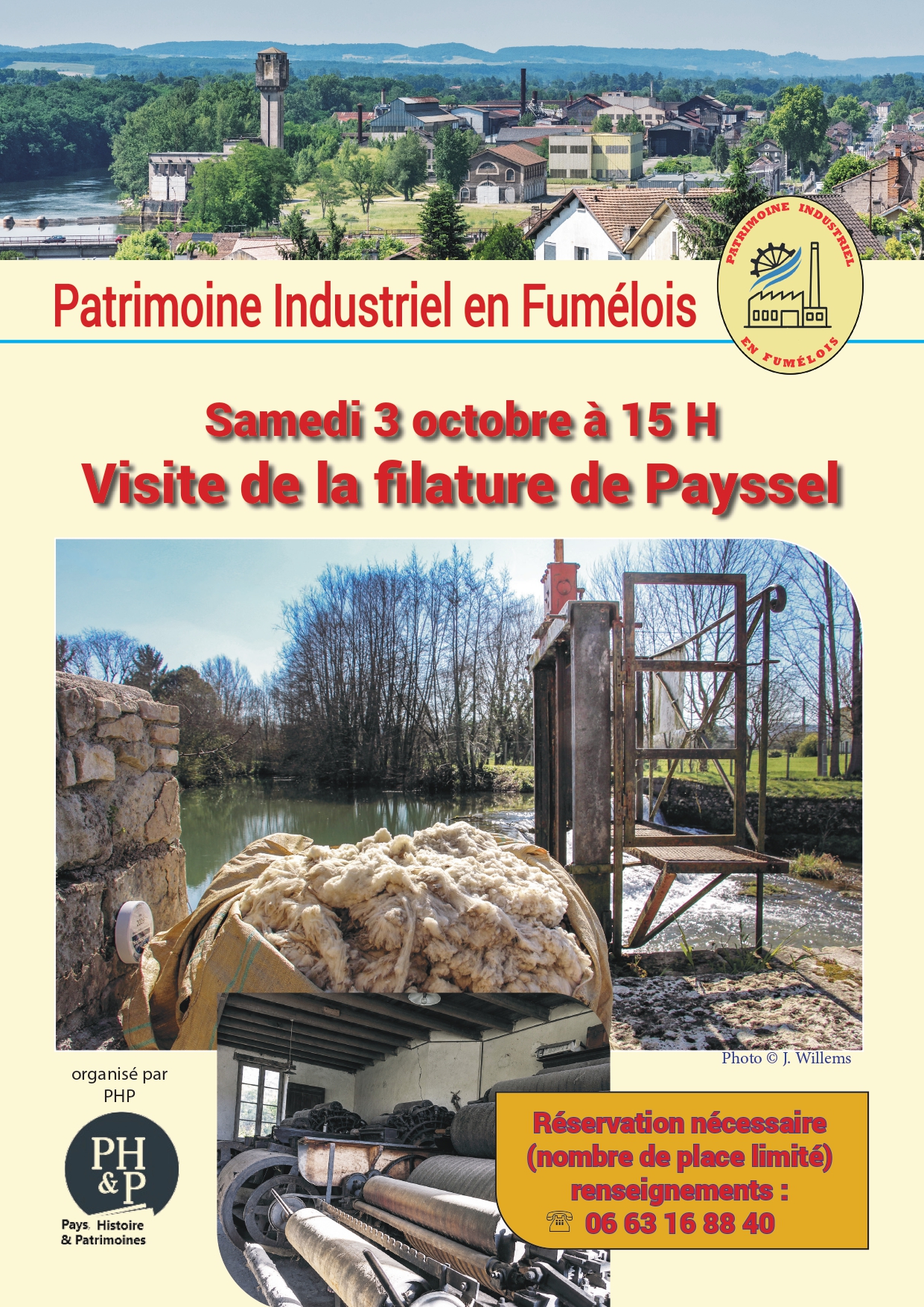 Journées Industrielles en Fumélois : Ancienne filature de Payssel