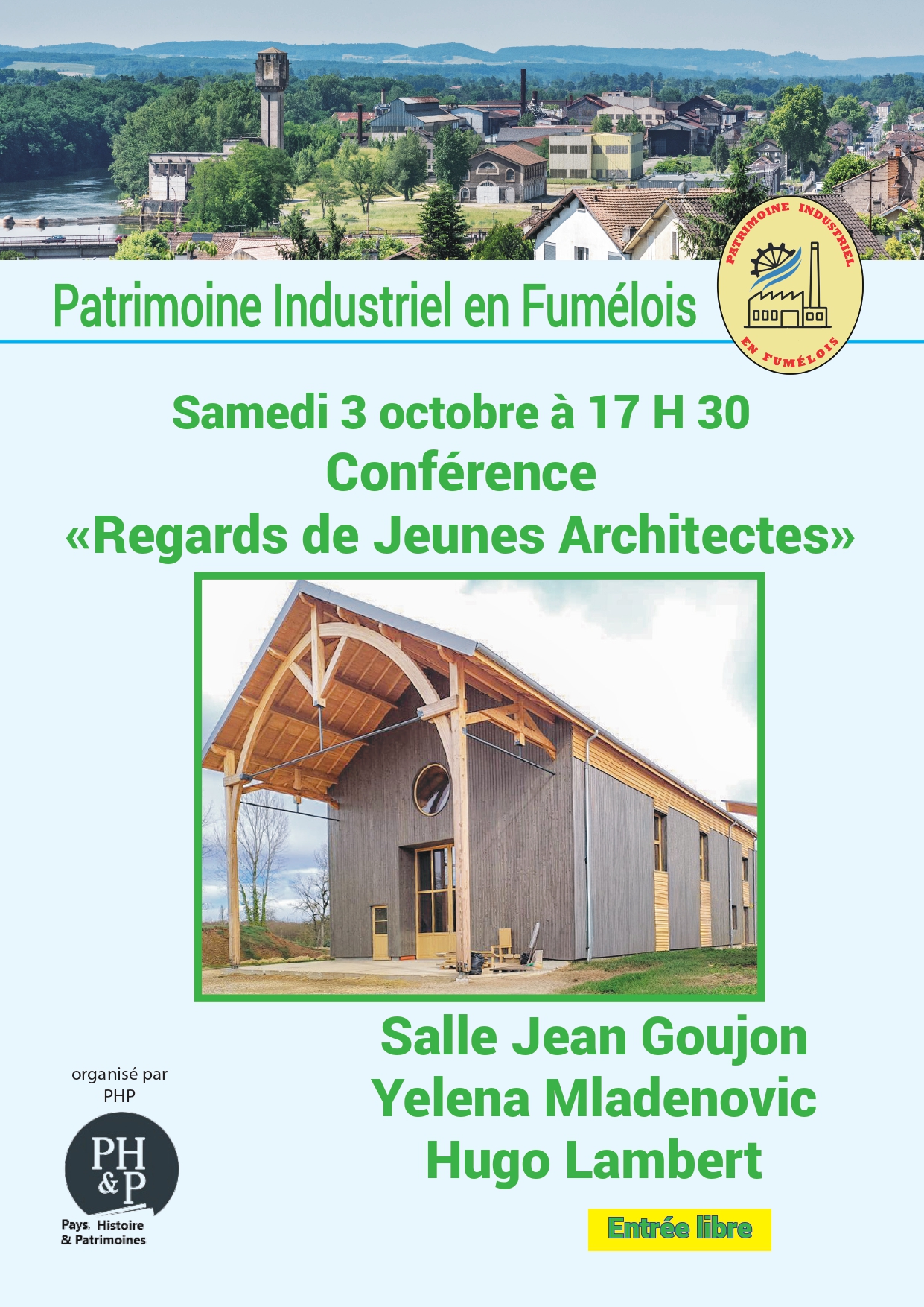 Journées Industrielles en Fumélois : Conférence : Regards de Jeunes Architectes