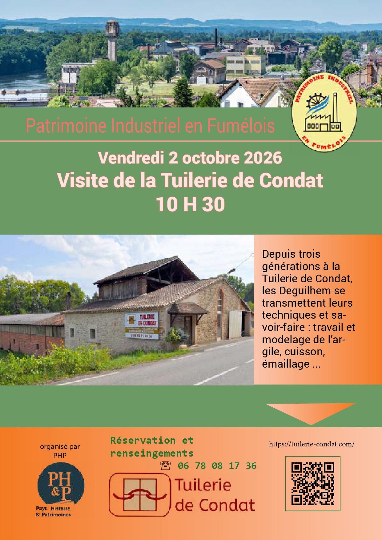 Journées Industrielles en Fumélois : Tuilerie de Condat