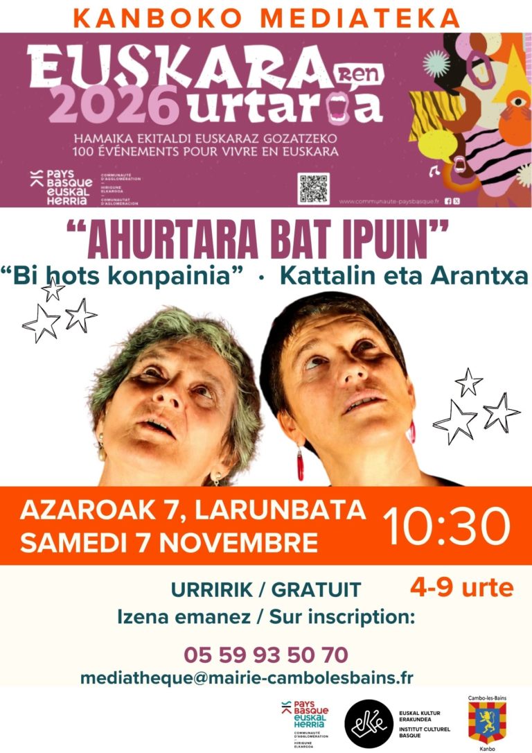 Spectacle « Ahurtara bat ipun »