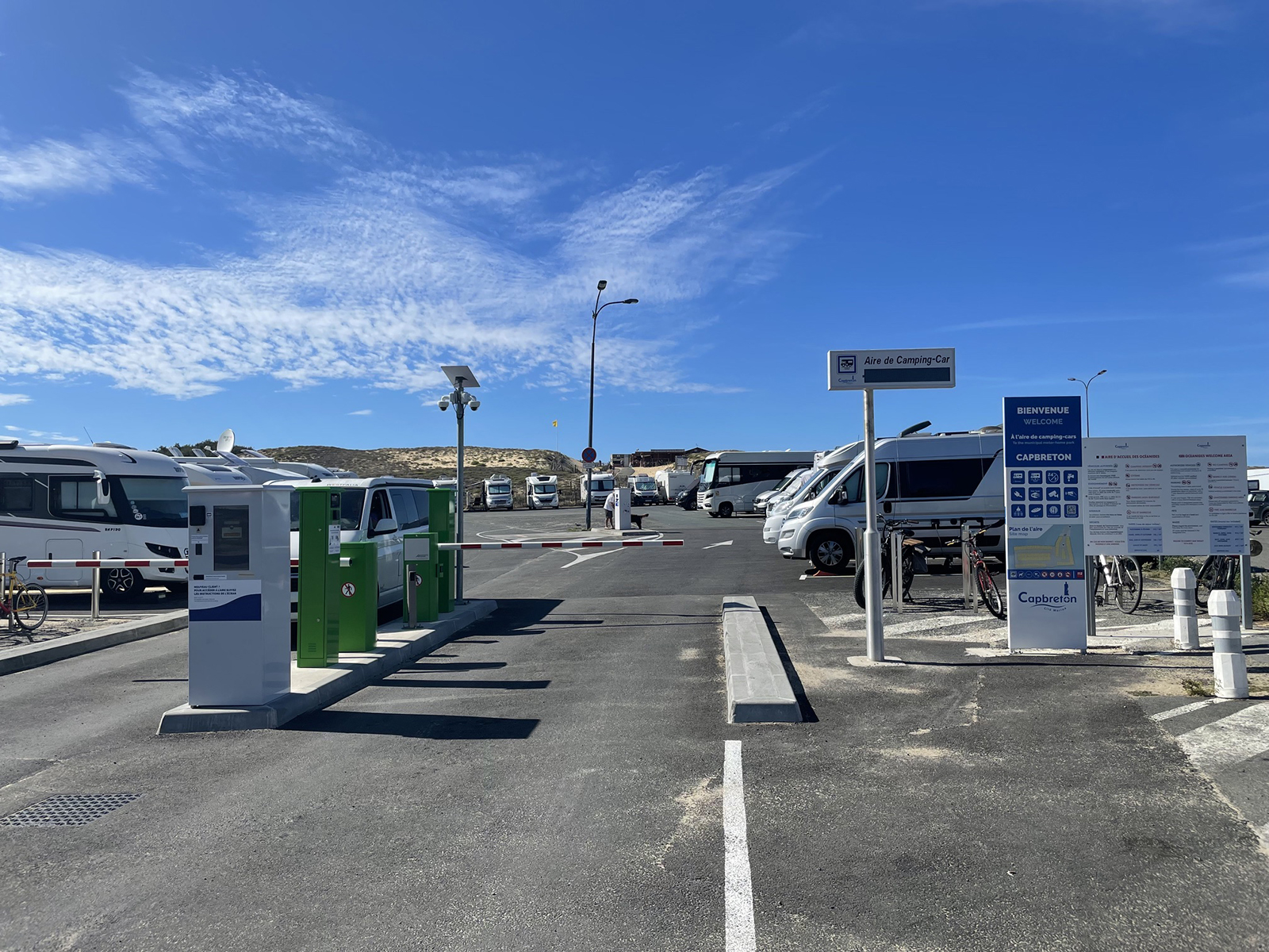 Aire de camping-cars de Capbreton