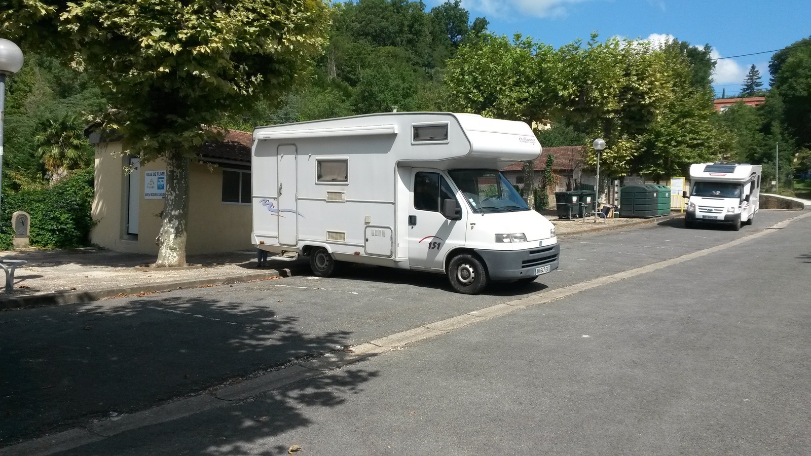 Aire de camping-car de Fumel