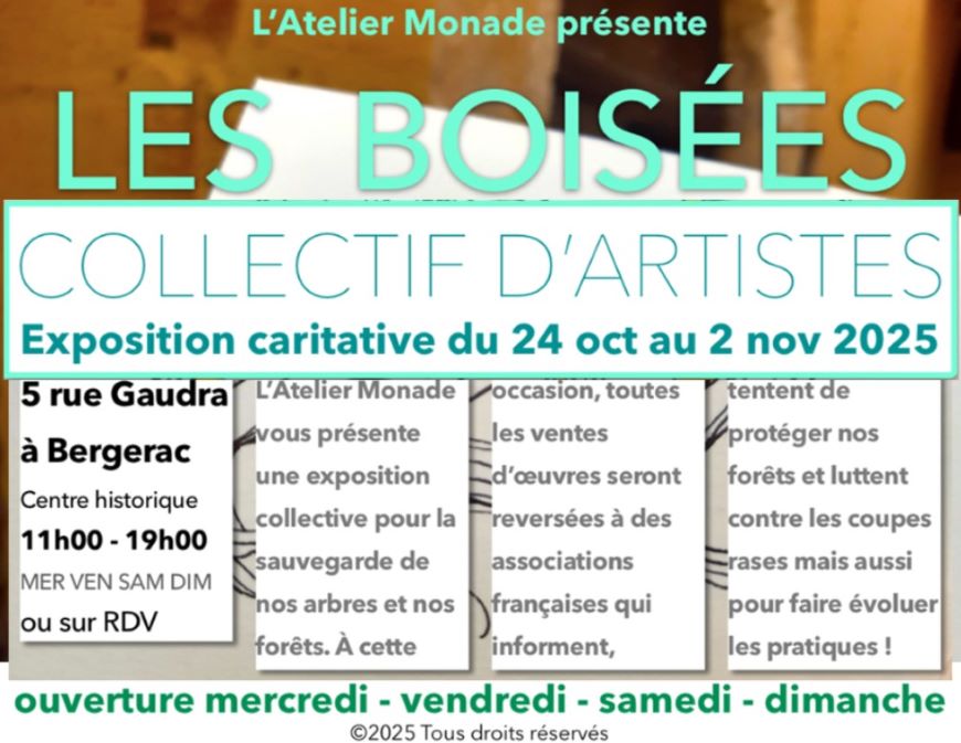 Atelier Monade | Exposition Caritative