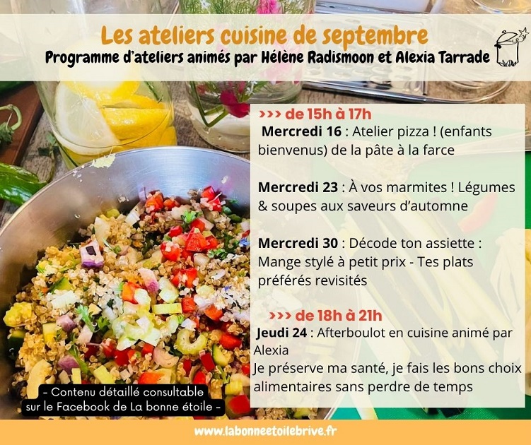 Atelier cuisine (La bonne étoile)