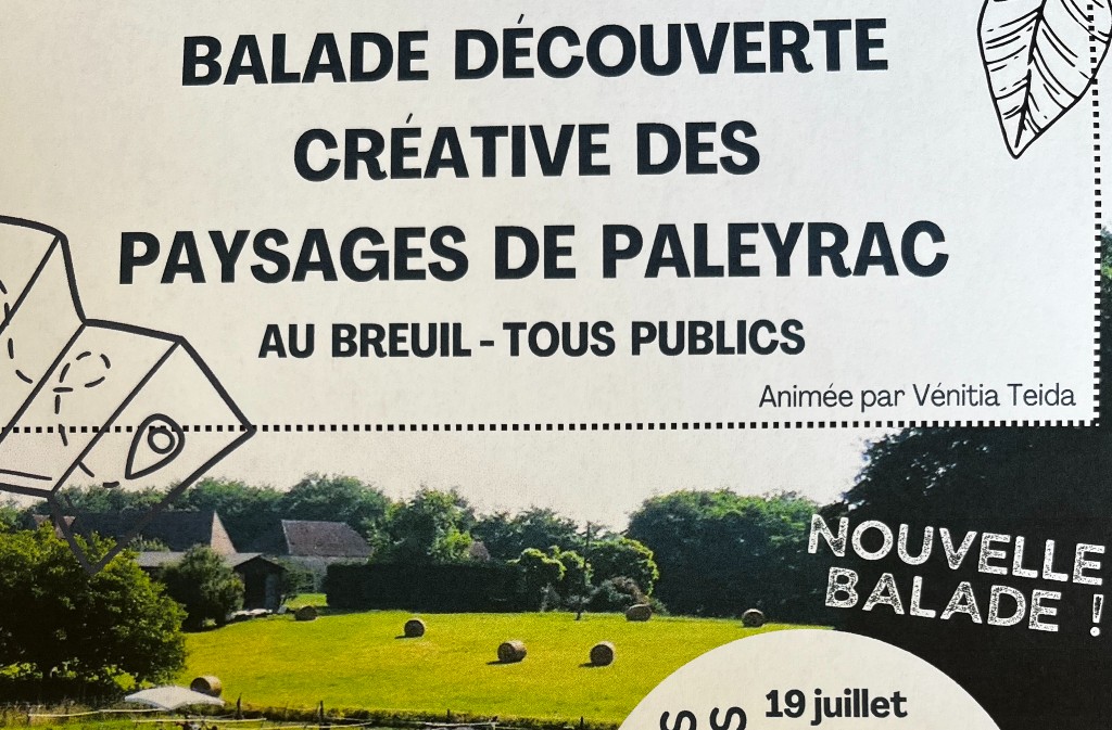 Balade découverte créative des paysages de Paleyrac