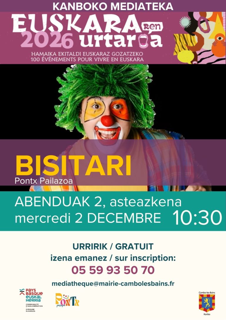 Visite du clown "Pontx Pailazoa"