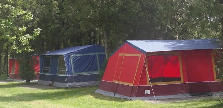 Tentre retro Caroline du Nord (Camping La Perle)