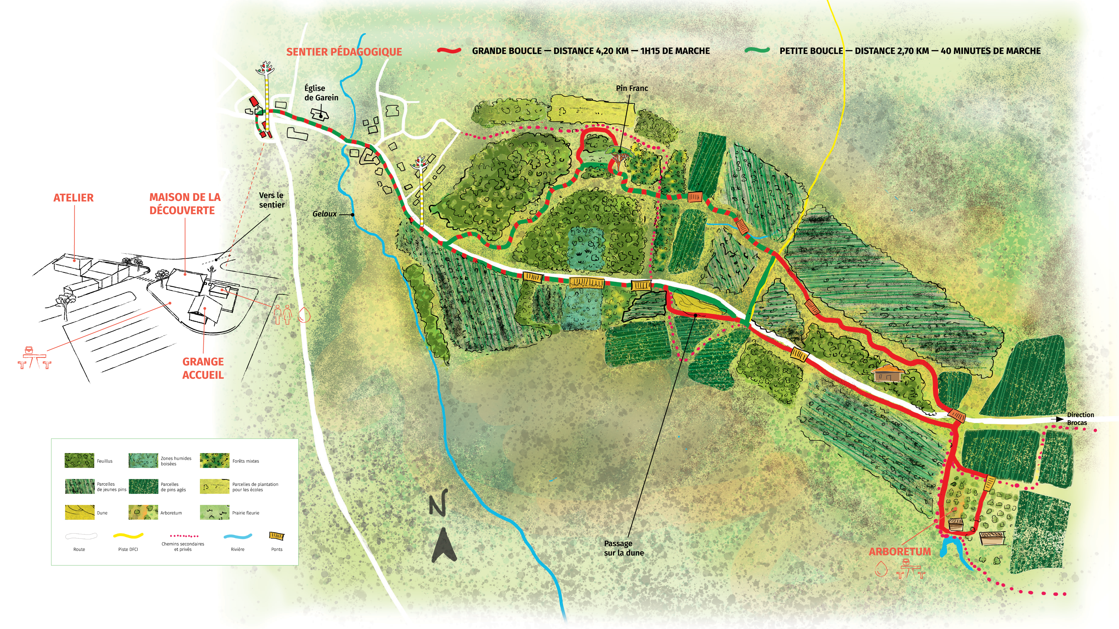 Sentier pédagogique et Arboretum de Graine de Forêt