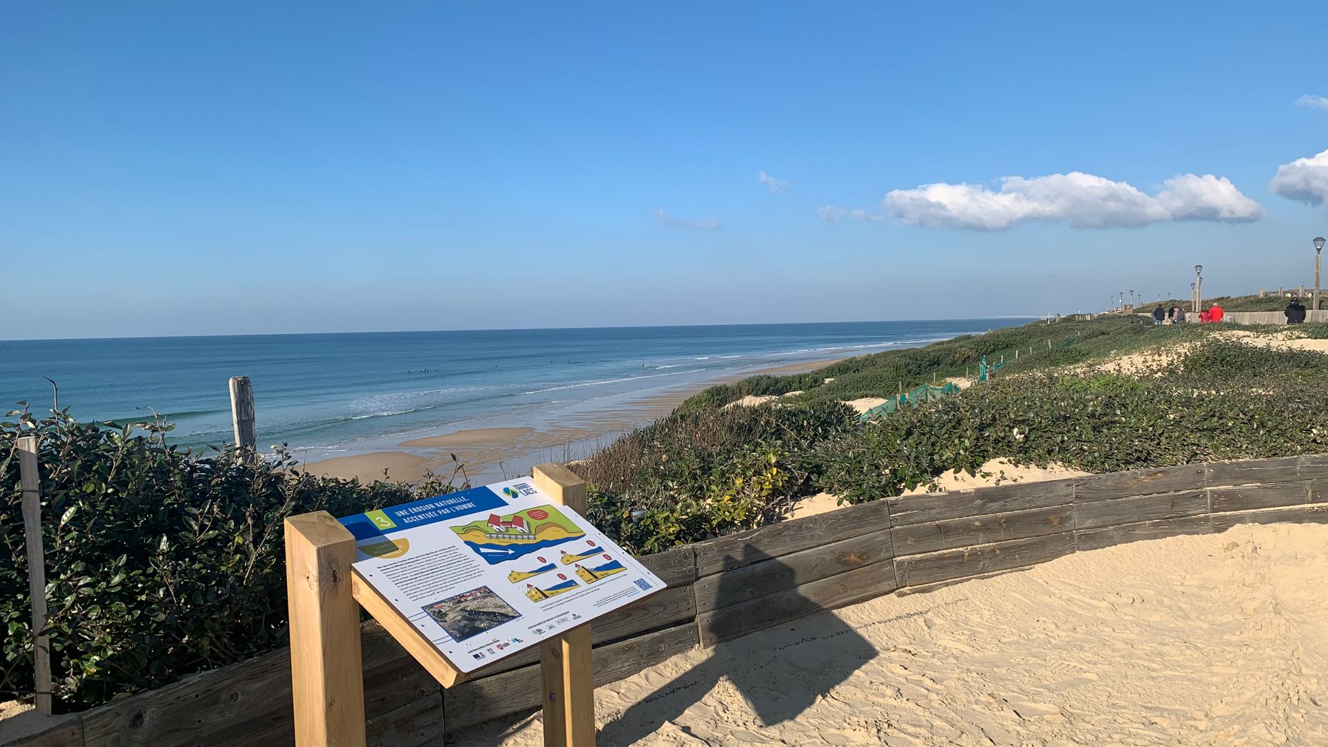 Biscarrosse plage, découverte interactive du phénomène érosion
