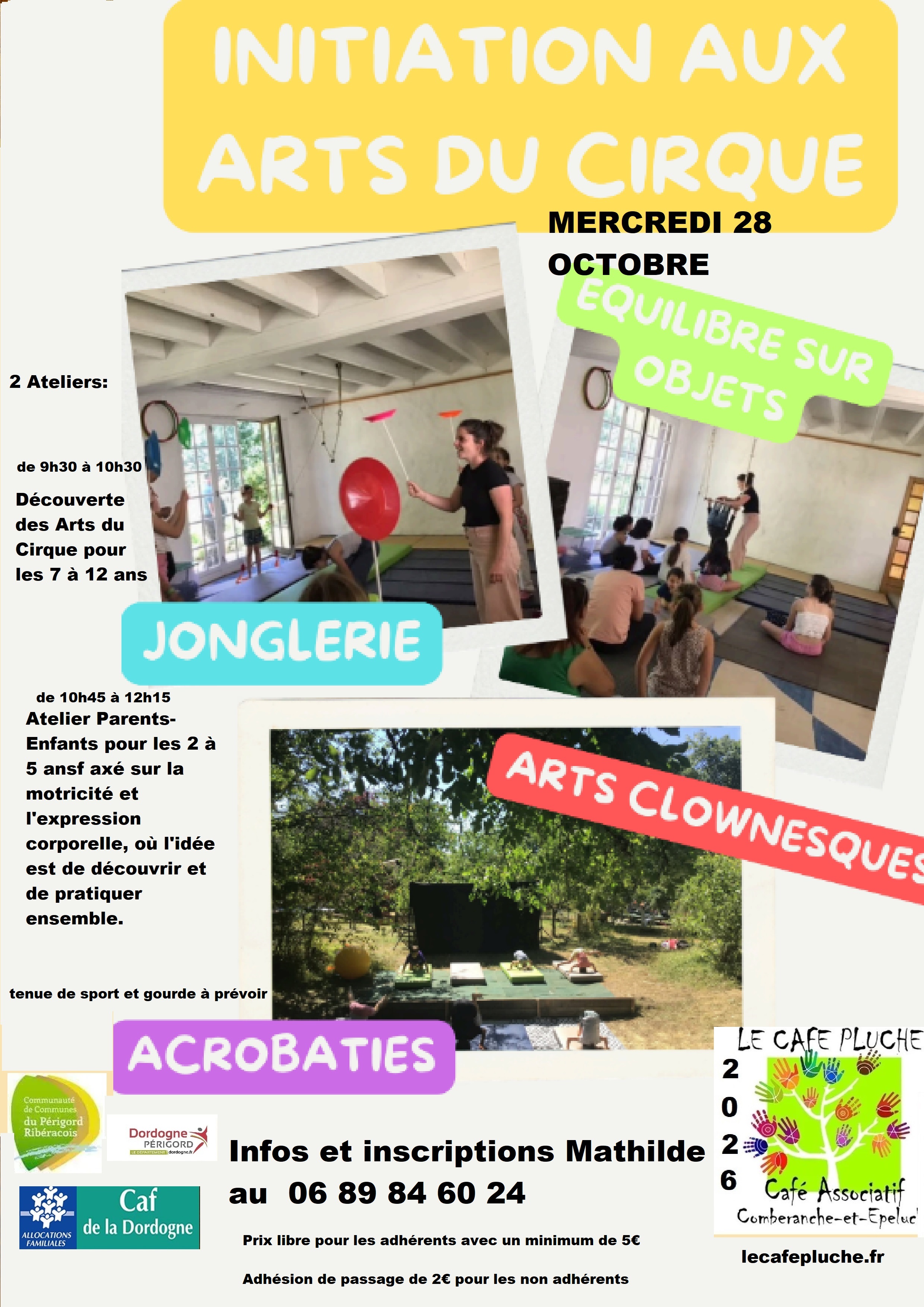 Initiation aux arts du cirque