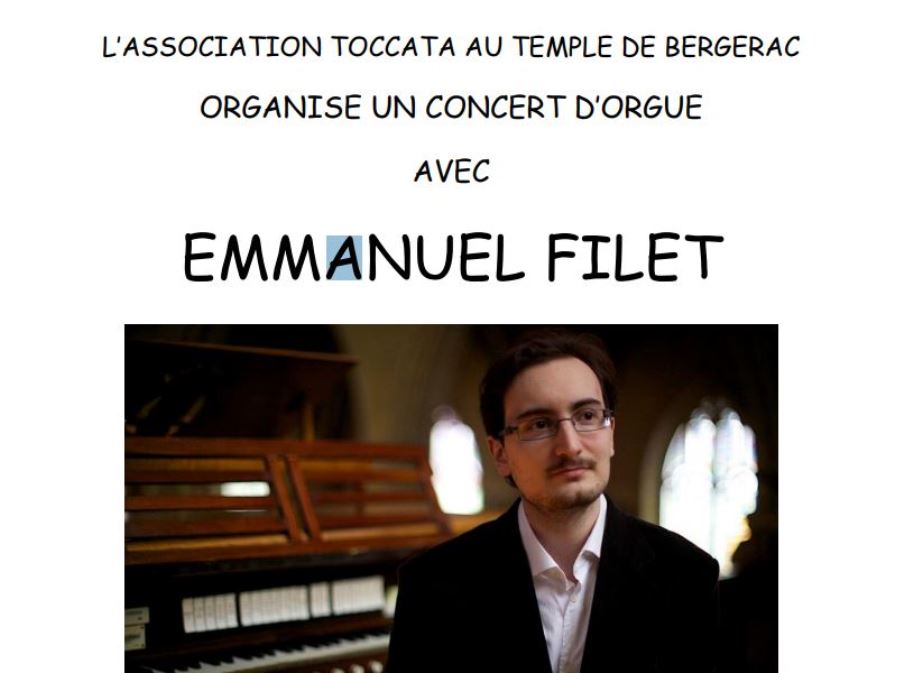 Concert d'orgue avec Emmanuel Filet