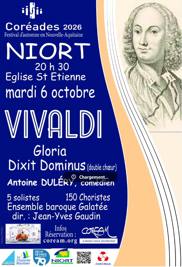 Festival Les Coréades - Concert Vivaldi à Niort