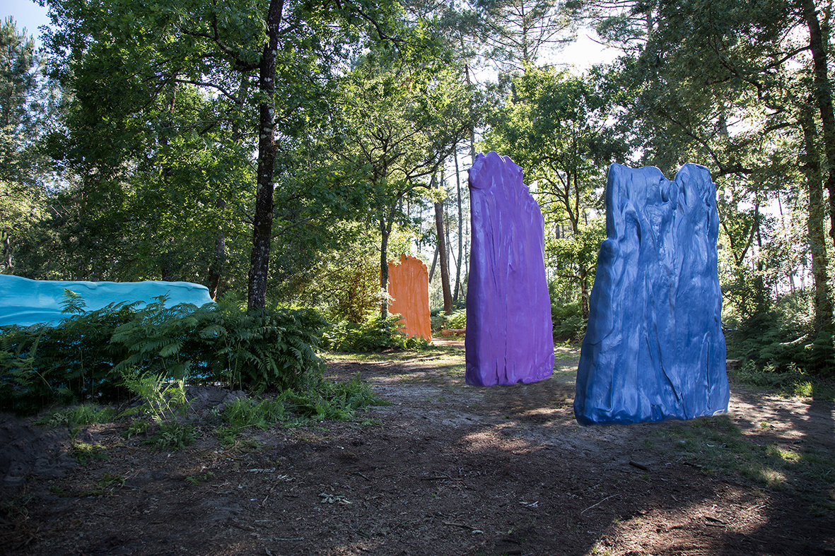 La Forêt d'Art Contemporain : couleurs, oeuvre n°18