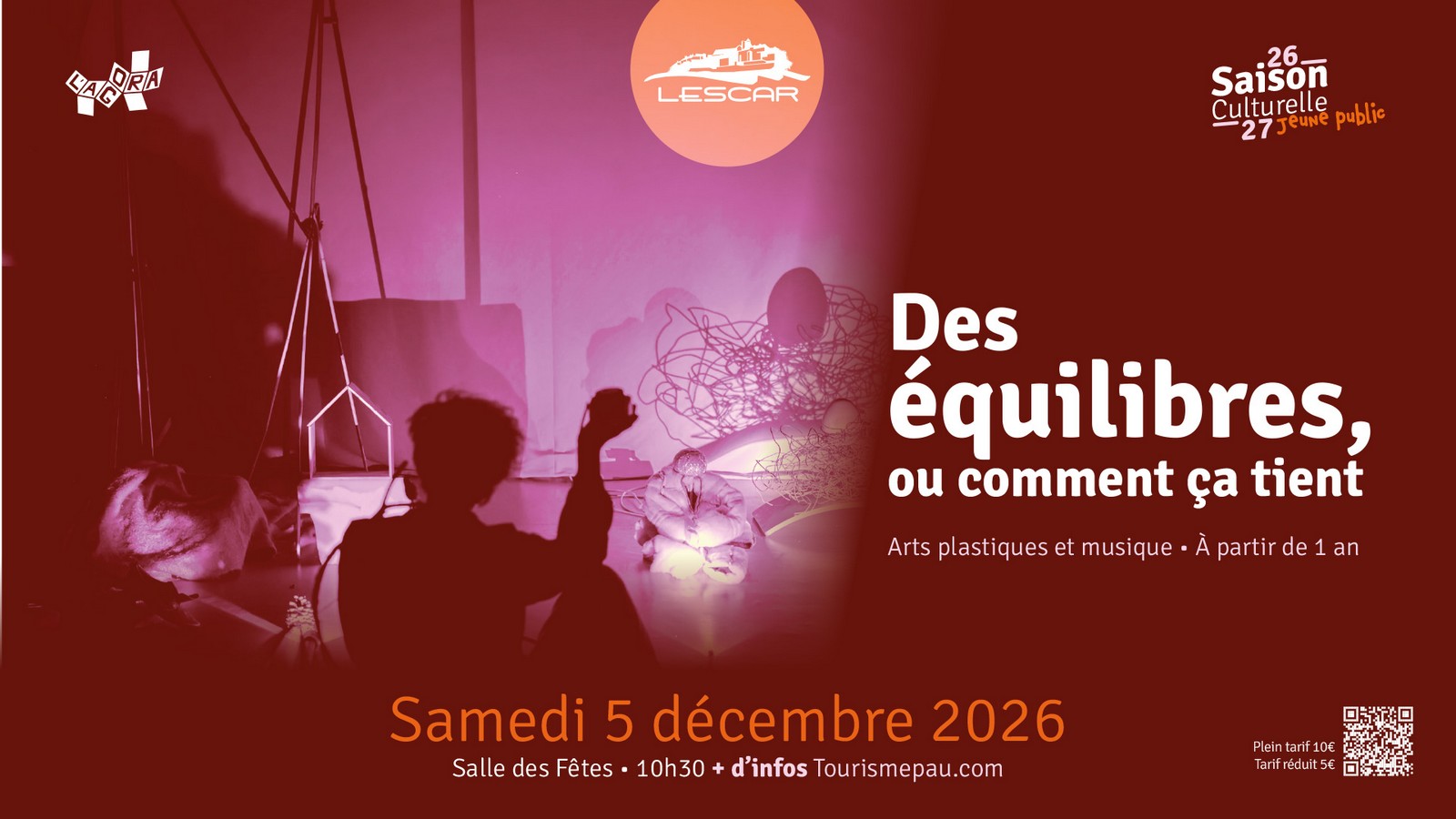 Spectacle jeune public: Des équilibres ou comment ça se tient