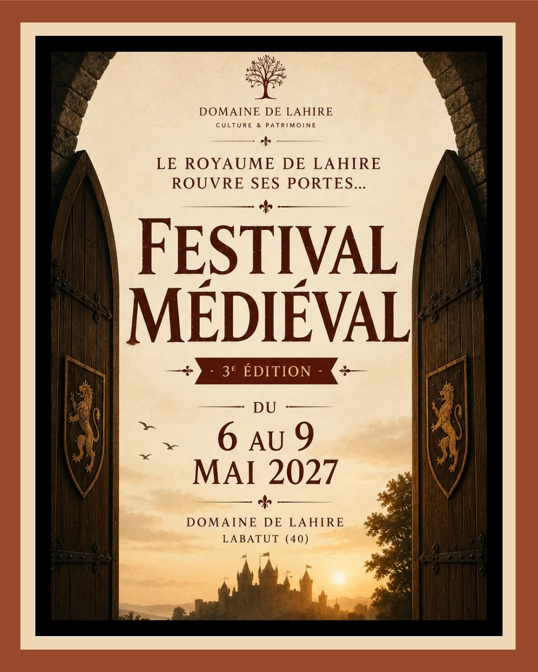 Festival Médieval Domaine de Lahire 3ème Edition