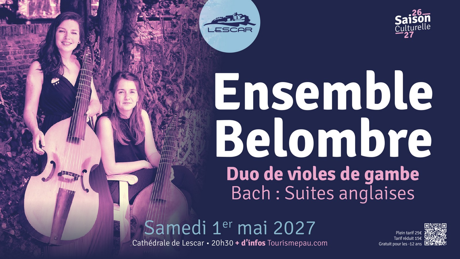 Duo de violes de gambe: Ensemble Belombre