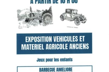 Exposition de véhicules et matériel agricole anciens