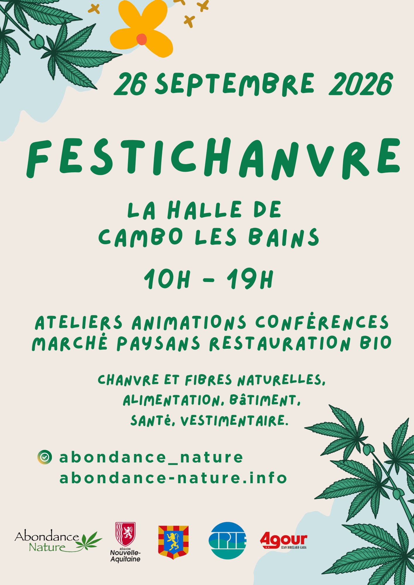 FestiChanvre 2026 : Agroécologie, Permaculture, Chanvre & Fibres Naturelles