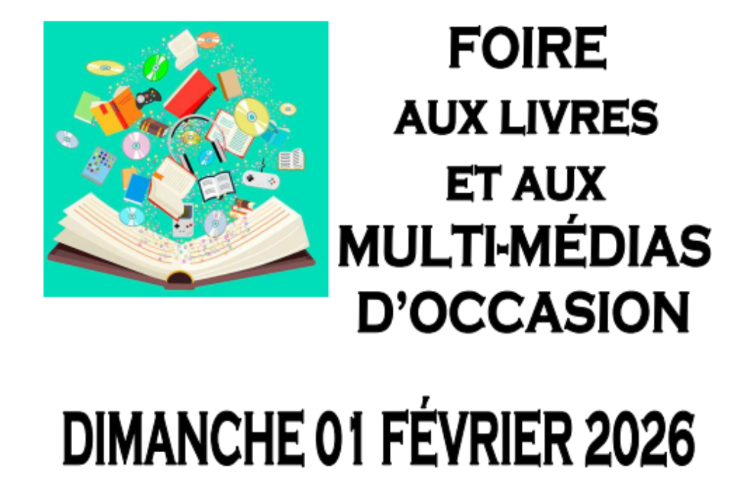 Foire aux livres et multimédias d'occasion
