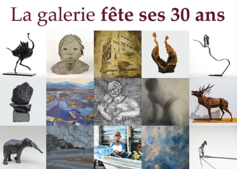 La galerie fête ses 30 ans : exposition collective