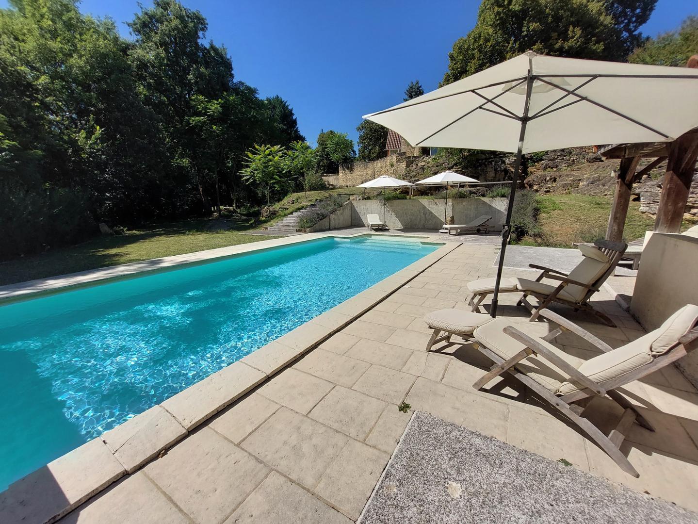 Les Chambrils avec piscine chauffée