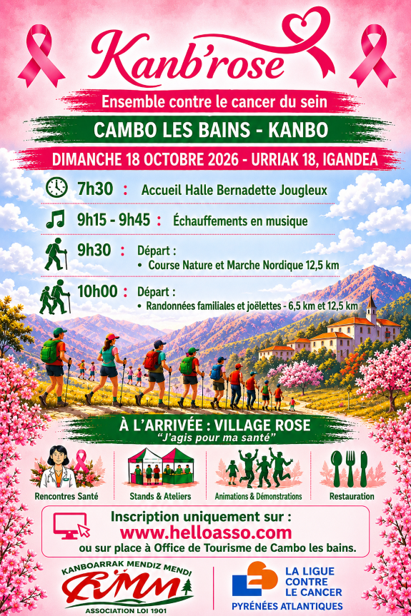 Kanb'rose - Ensemble contre le cancer du sein