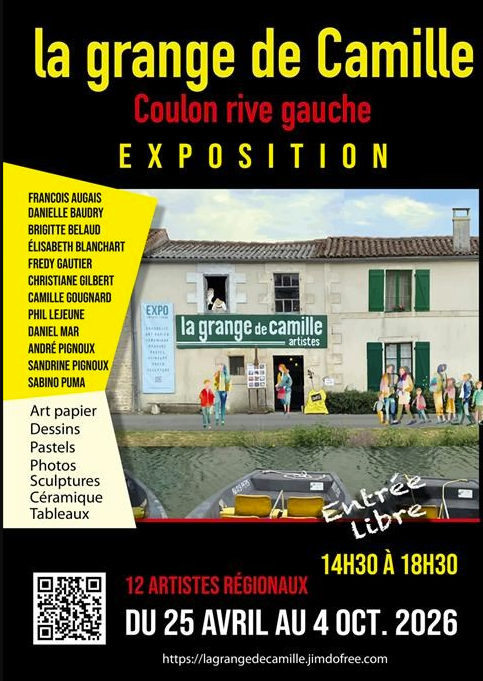 Exposition à La Grange de Camille à Coulon