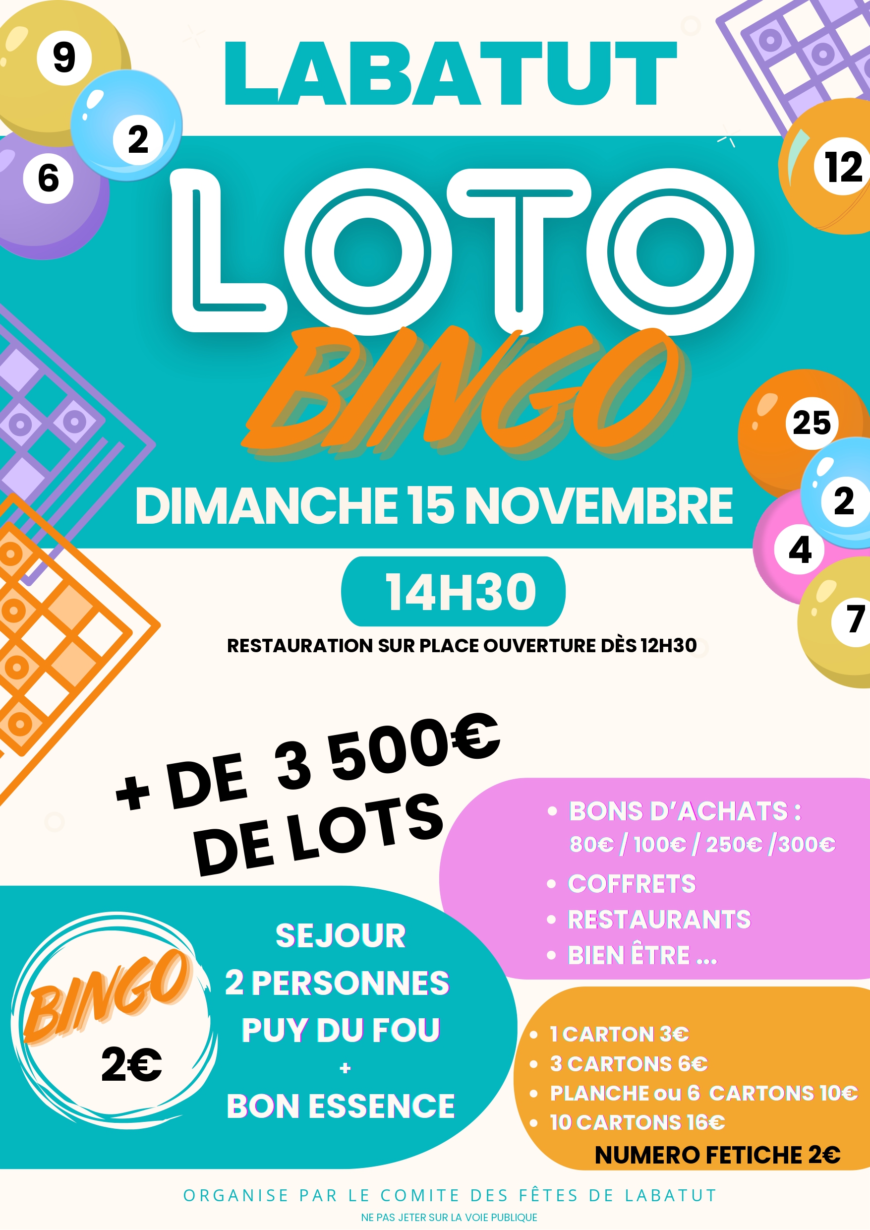 Flyer Loto – Labatut