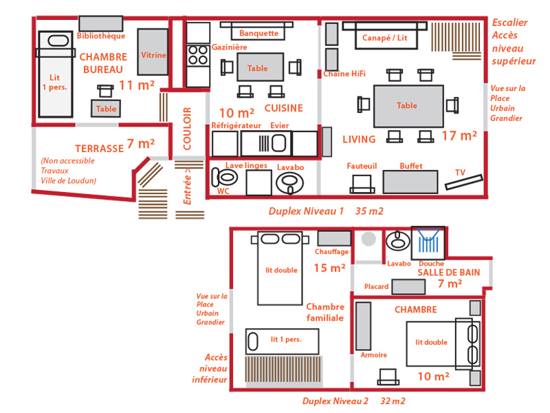 Les Demeures Mélusina - Appartement Madeleine